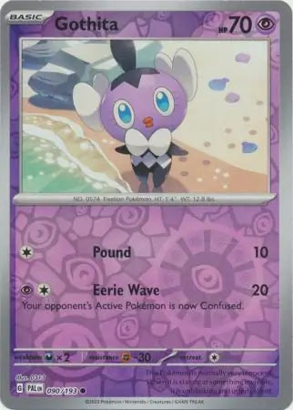 090/193 Gothita Reverse Holo Paldea Evolved Pokémon Card