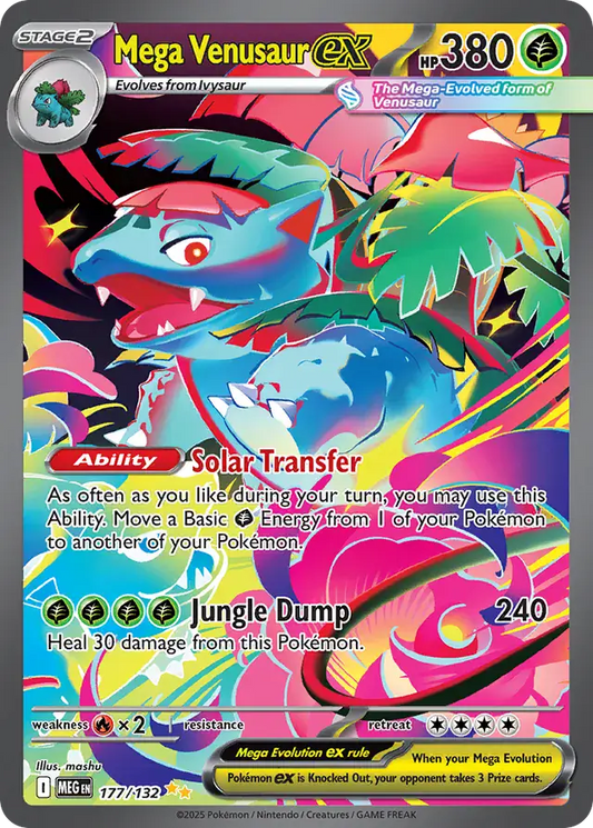 177/132 Mega Venusaur ex Mega Evolution Pokémon Card
