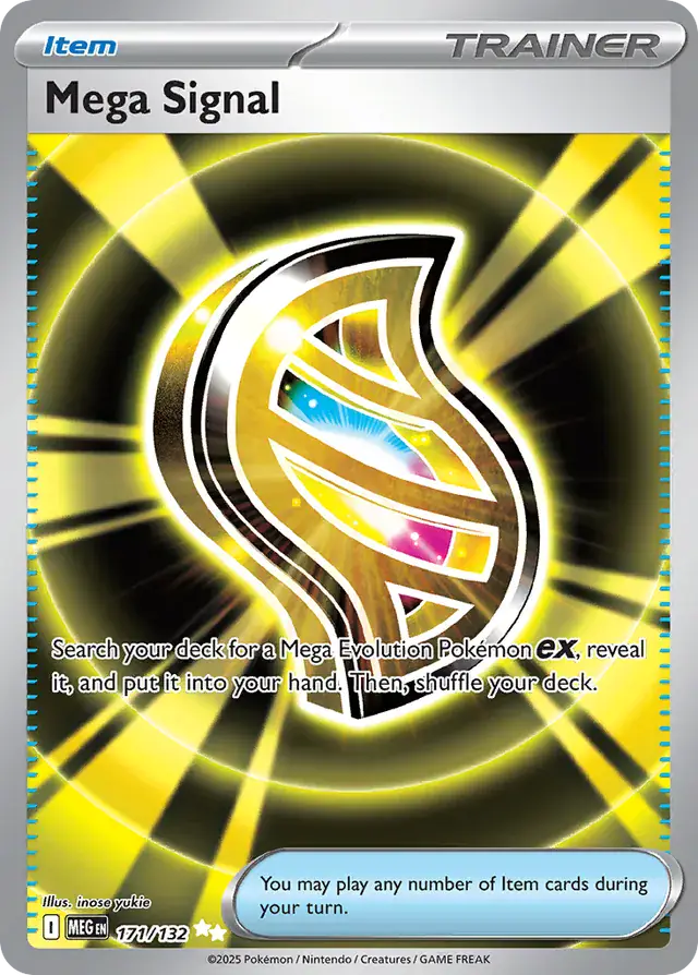 171/132 Mega Signal Mega Evolution Pokémon Card