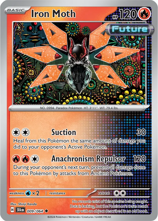 009/064 Iron Moth Shrouded Fable Pokémon Card