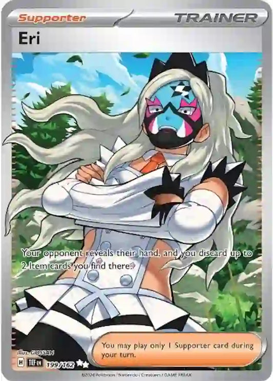 199/162 Eri Scarlet & Violet Temporal Forces Pokémon Card