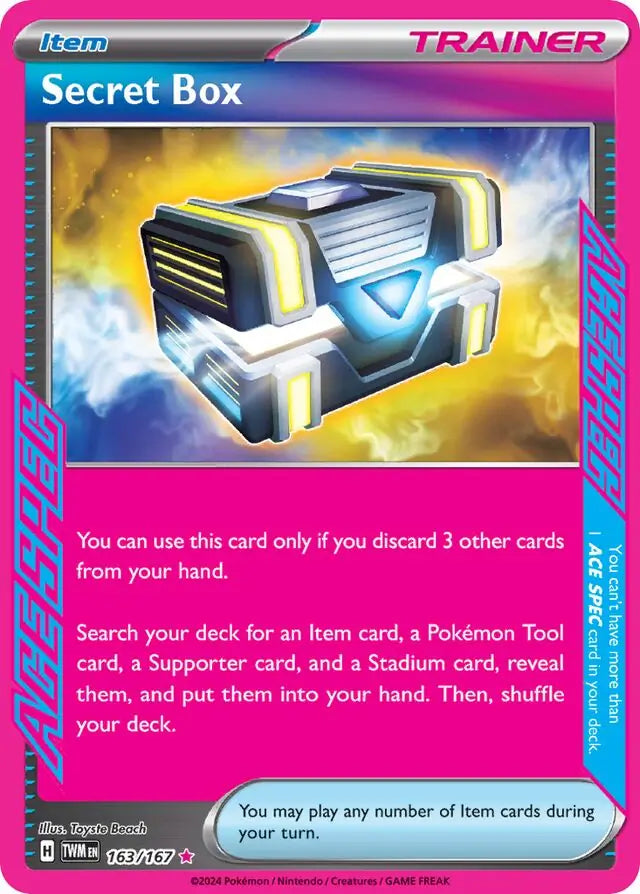 163/167 Secret Box Twilight Masquerade Pokémon Card