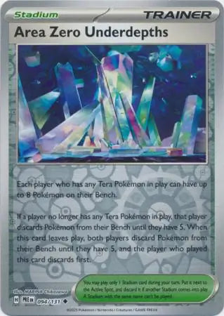 094/131 Area Zero Underdepths Reverse Holo Prismatic Evolutions Pokémon Card