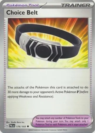 176/193 Choice Belt Paldea Evolved Pokémon Card