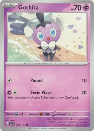 090/193 Gothita Paldea Evolved Pokémon Card