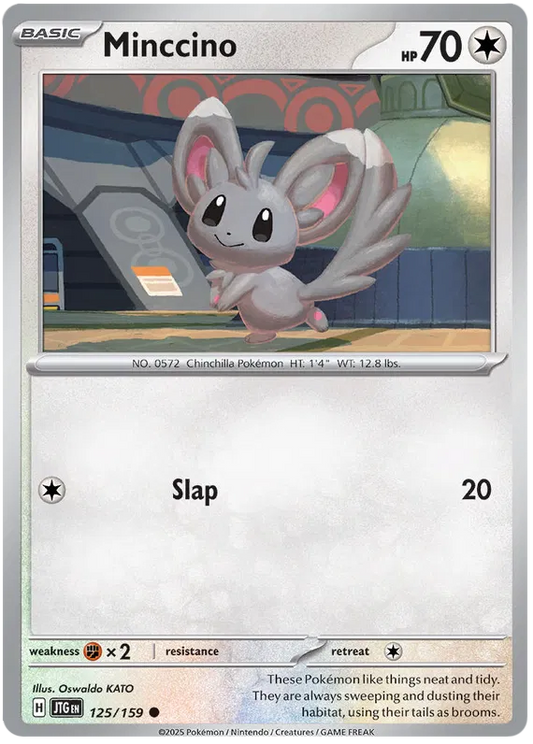 125/159 Minccino Journey Together Pokémon Card