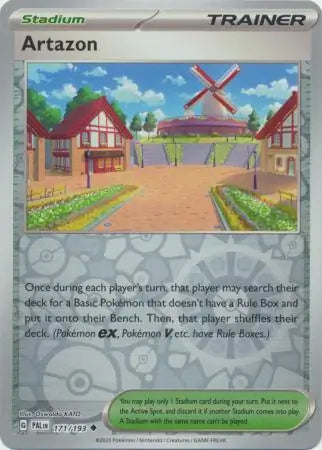 171/193 Artazon Reverse Holo Paldea Evolved Pokémon Card