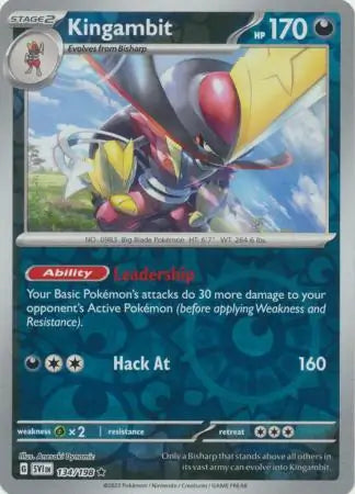 134/198 Kingambit Reverse Holo Scarlet & Violet Base Set Pokémon Card