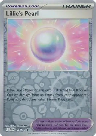 151/159 Lillie's Pearl Reverse Holo Journey Together Pokémon Card