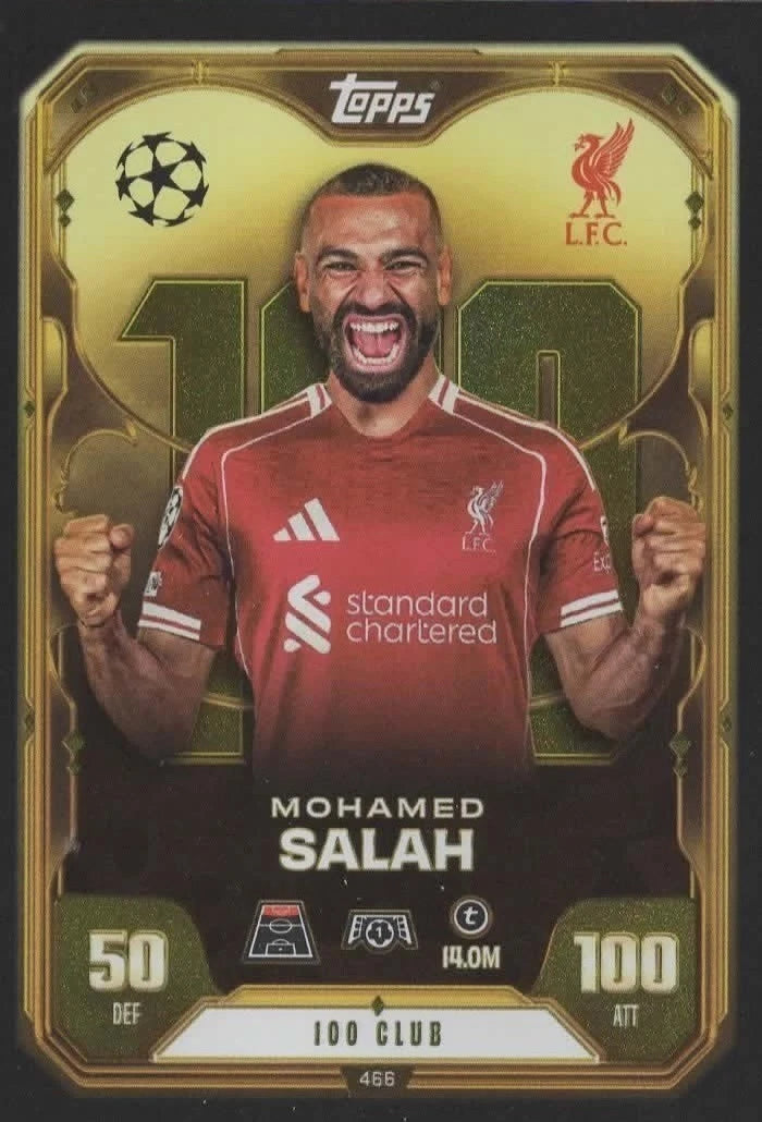 466 Mohamed Salah (Liverpool) 100 Club