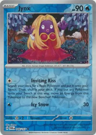 046/167 Jynx Reverse Holo Twilight Masquerade Pokémon Card