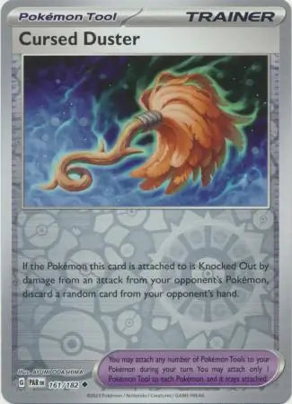 161/182 Cursed Duster Reverse Holo Paradox Rift Pokémon Card