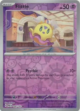 080/182 Flittle Reverse Holo Paradox Rift Pokémon Card