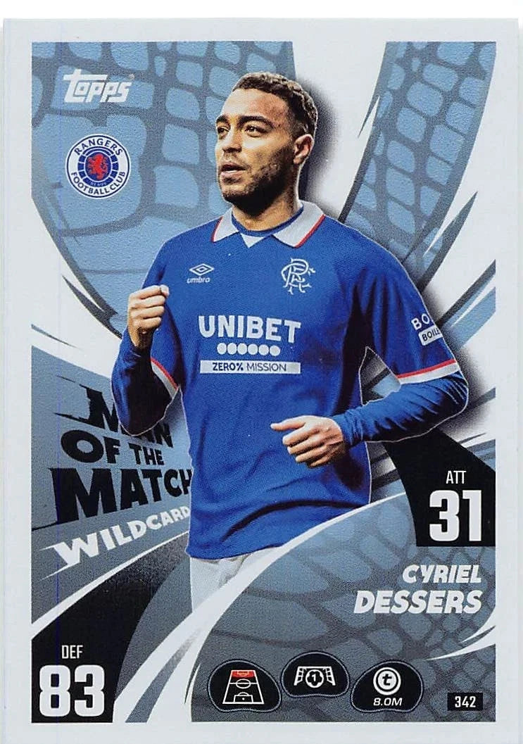 342 Cyriel Dessers (Rangers FC) Man of the Match Wildcard