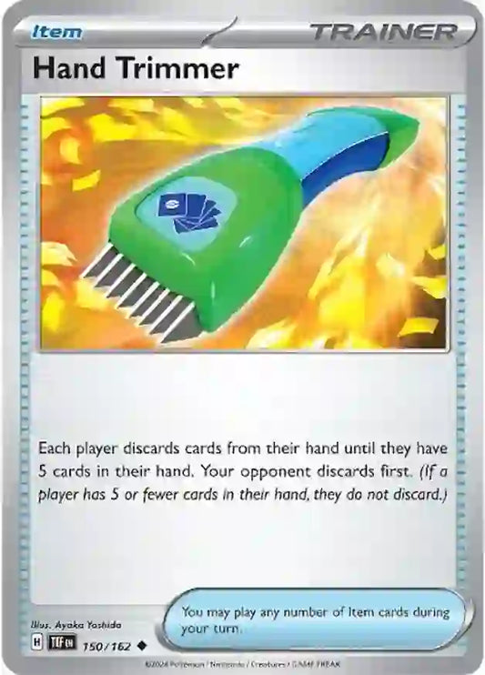 150/162 Hand Trimmer Scarlet & Violet Temporal Forces Pokémon Card