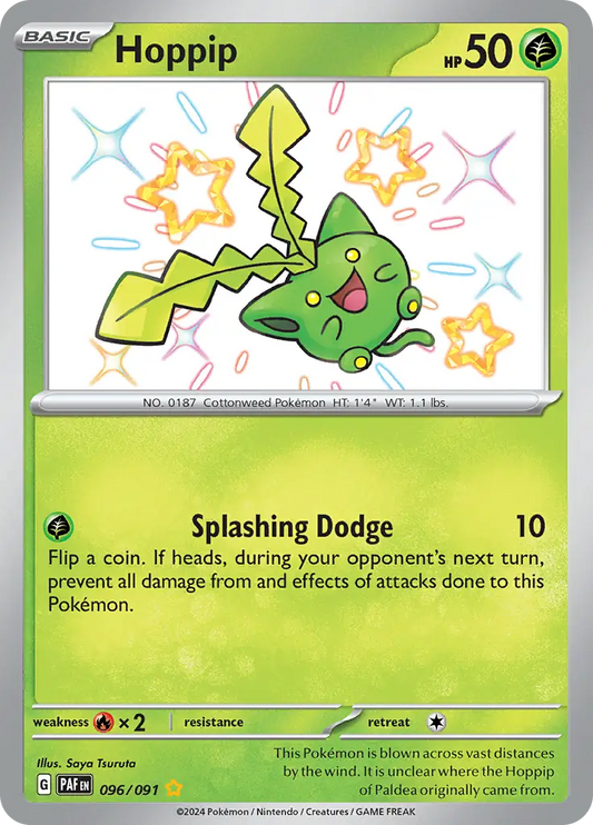 096/091 Hoppip Paldean Fates Pokémon Card