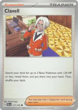 177/193 Clavell Paldea Evolved Pokémon Card