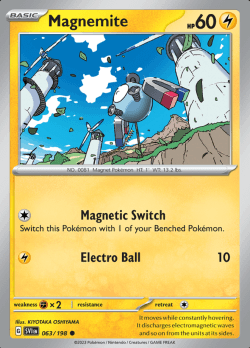063/198 Magnemite Scarlet & Violet Base Set Pokémon Card