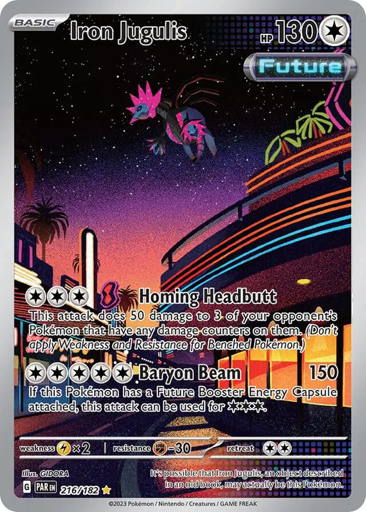 216/182 Iron Jugulis Paradox Rift Pokémon Card