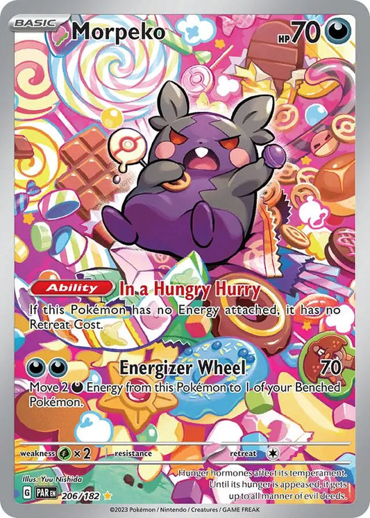 206/182 Morpeko Paradox Rift Pokémon Card