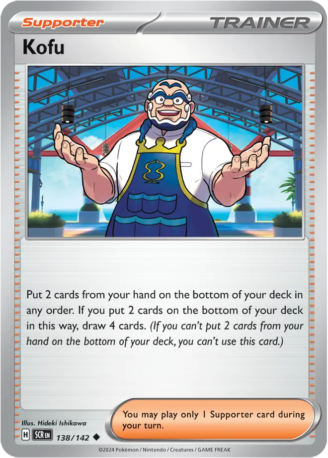 138/142 Kofu Stellar Crown Pokémon Card