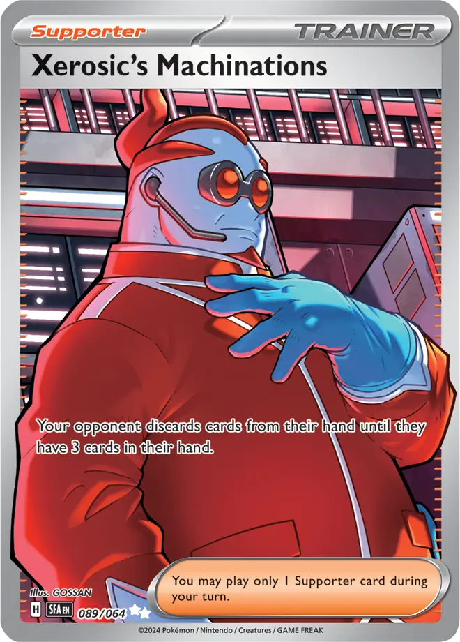 089/064 Xerosic's Machinations Shrouded Fable Pokémon Card