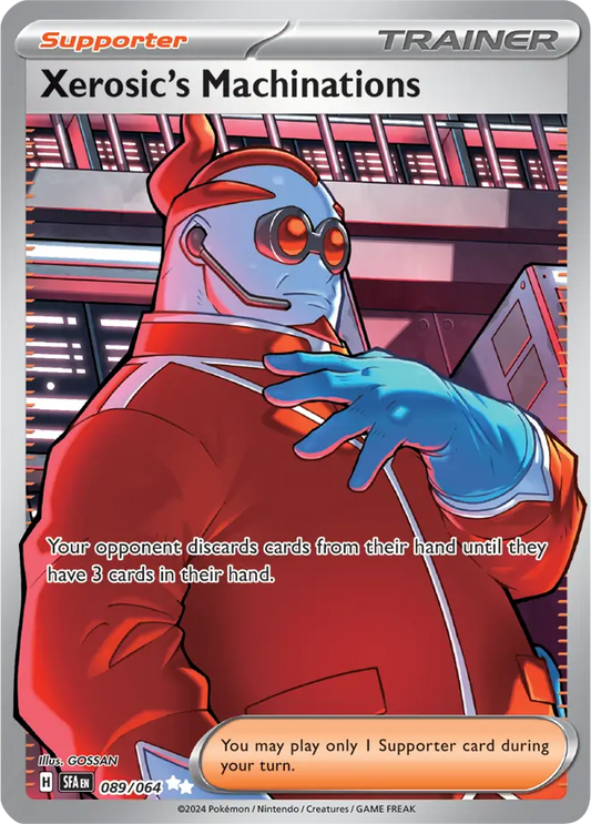 089/064 Xerosic's Machinations Shrouded Fable Pokémon Card