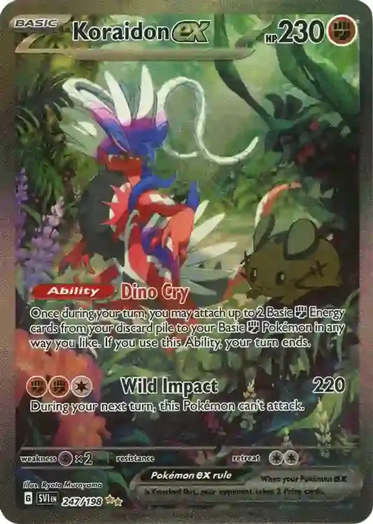 247/198 Koraidon ex Scarlet & Violet Base Set Pokémon Card