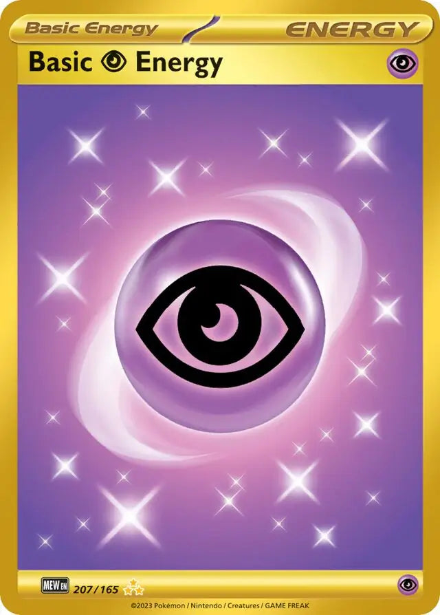 207/165 Basic Psychic Energy 151 Pokémon Card
