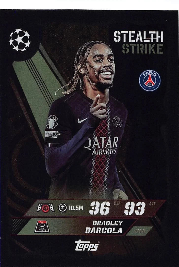 454 Bradley Barcola (Paris Saint-Germain) Stealth Strike