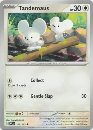 166/193 Tandemaus Paldea Evolved Pokémon Card