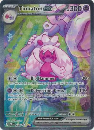 262/193 Tinkaton ex Paldea Evolved Pokémon Card