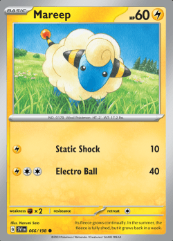 066/198 Mareep Scarlet & Violet Base Set Pokémon Card