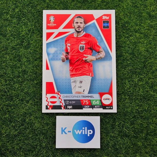 #027 AUT 9 Christopher Trimmel (Austria) Euro 2024 UEFA Germany Topps Match Attax Trading Card