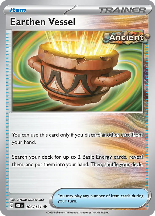 106/131 Earthen Vessel Prismatic Evolutions Pokémon Card