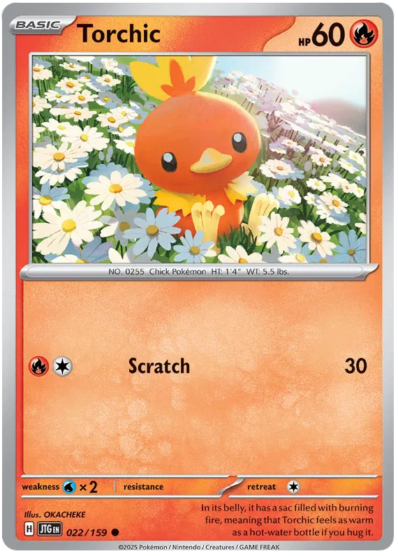 022/159 Torchic Journey Together Pokémon Card