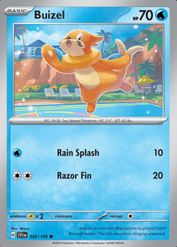 046/198 Buizel Scarlet & Violet Base Set Pokémon Card