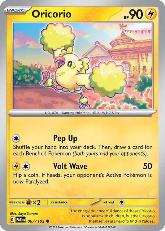 067/182 Oricorio Paradox Rift Pokémon Card