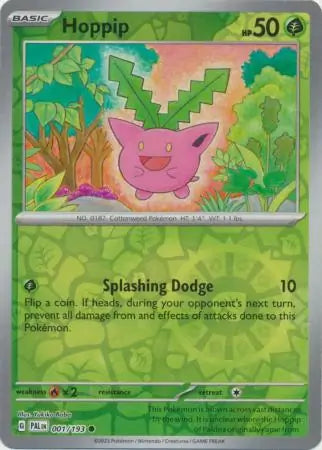 001/193 Hoppip Reverse Holo Paldea Evolved Pokémon Card