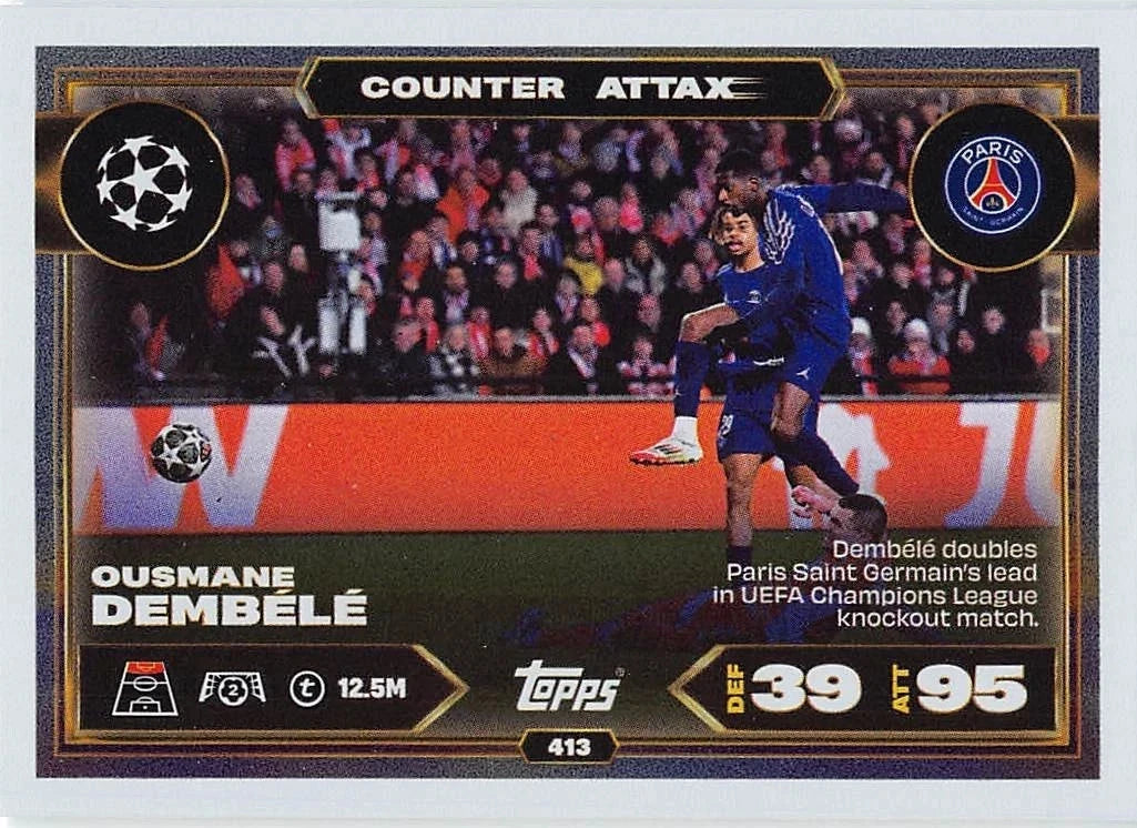 413 Ousmane Dembélé (Paris Saint-Germain) Counter Attax