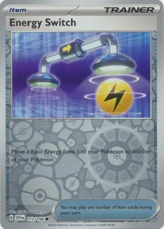 173/198 Energy Switch Reverse Holo Scarlet & Violet Base Set Pokémon Card
