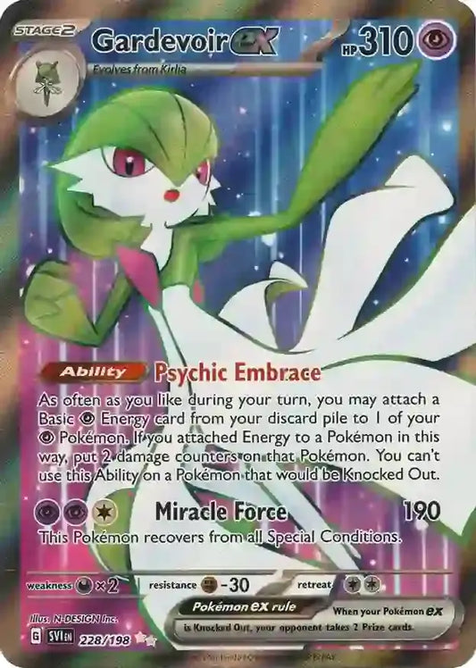 228/198 Gardevoir ex Scarlet & Violet Base Set Pokémon Card