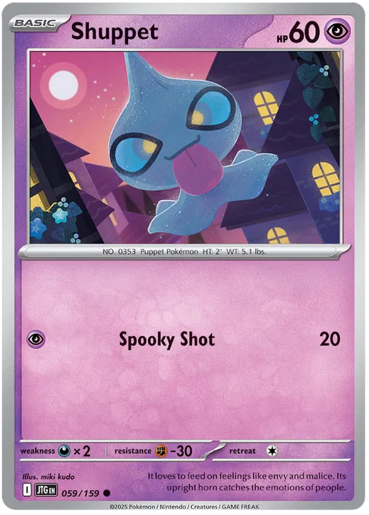 059/159 Shuppet Journey Together Pokémon Card