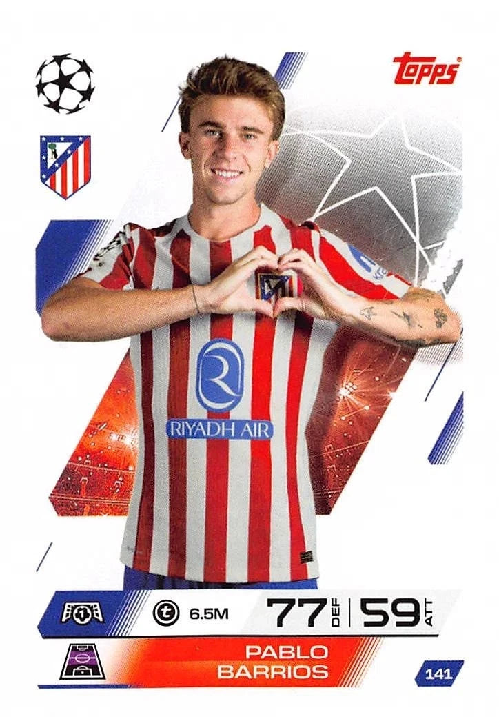 141 Pablo Barrios (Atlético de Madrid)