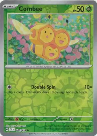 008/193 Combee Reverse Holo Paldea Evolved Pokémon Card