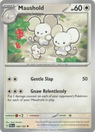 168/193 Maushold Paldea Evolved Pokémon Card