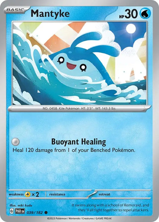 039/182 Mantyke Paradox Rift Pokémon Card