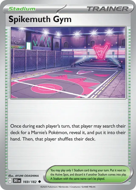 169/182 Spikemuth Gym Destined Rivals Pokémon Card