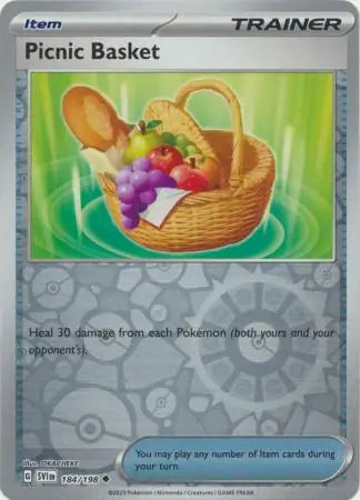 184/198 Picnic Basket Reverse Holo Scarlet & Violet Base Set Pokémon Card