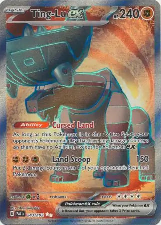 243/193 Ting-Lu ex Paldea Evolved Pokémon Card
